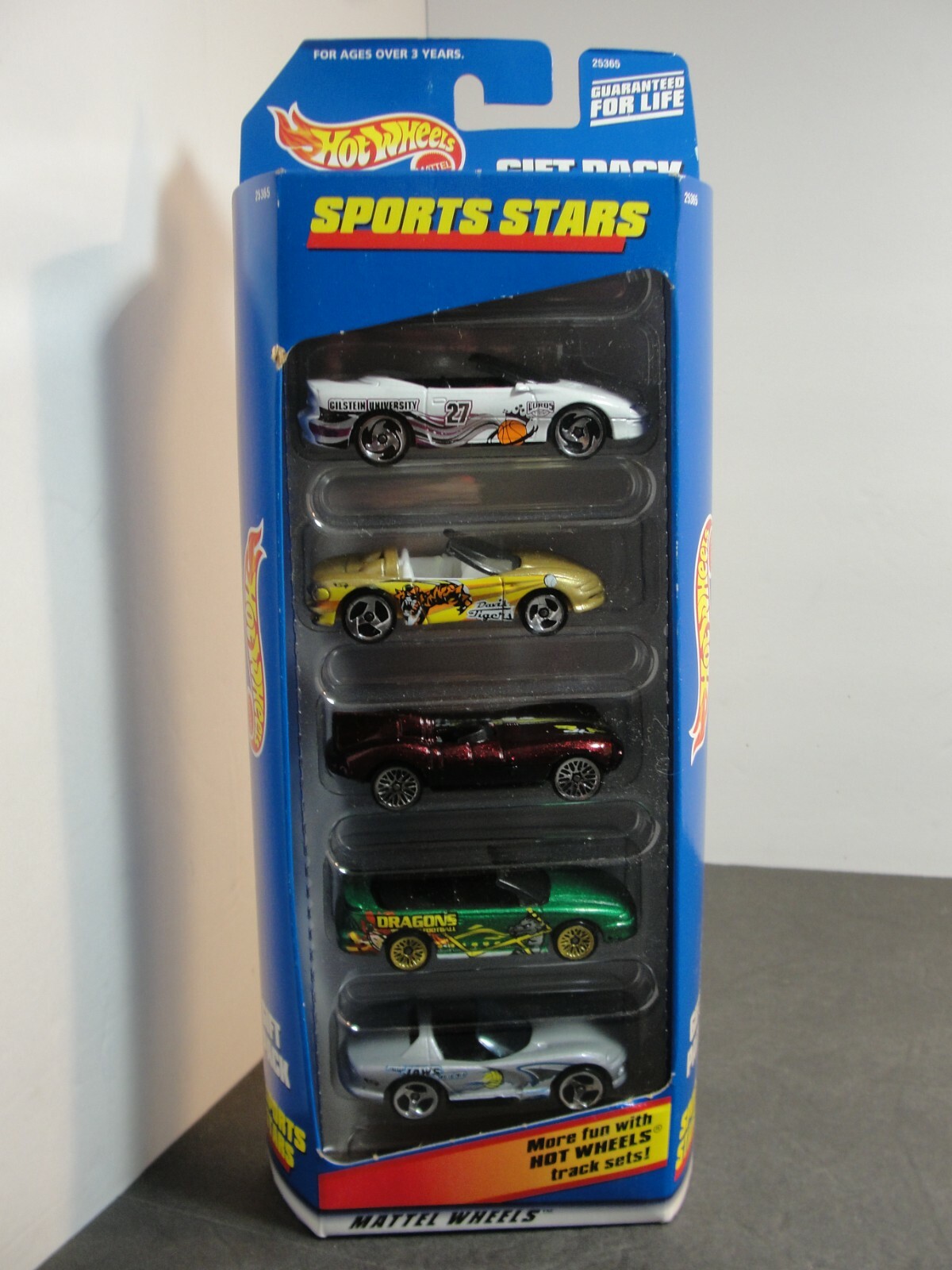 Hot Wheels 1993 Chevrolet 5 Car Gift Pack Sports Stars