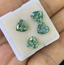 1Ct CERTIFIED Natural Diamond 4Pc Heart Cut Green Color D Grade VVS1 1 C4R