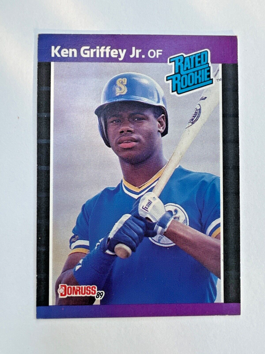 RARE ERROR Ken Griffey Jr Rookie Card. (No dot after Inc and white dot on  back)