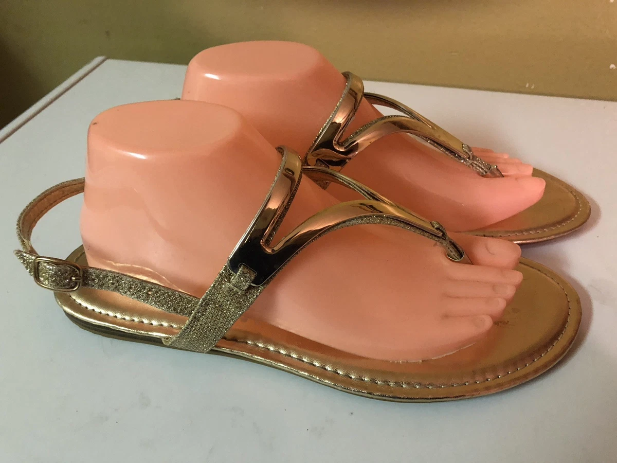 Ebay gold hotsell sandals