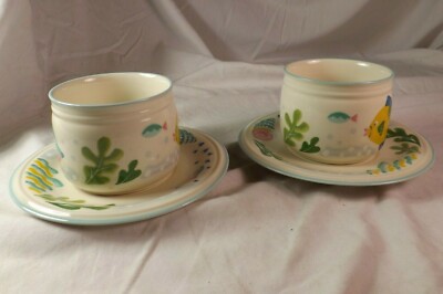 Barrier Reef Cup & Sauce   2 3/4''   Set of 2   Studio Nova produced by Mikasa