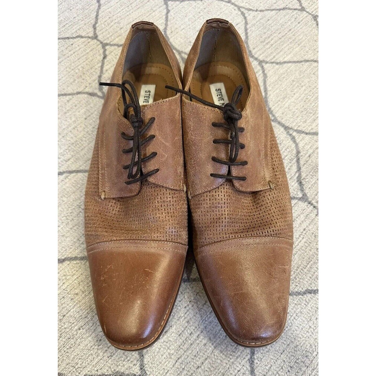 STEVE MADDEN MEN\'S DESMOND LEATHER OXFORDS Amazon.com | Steve Madden Men main image 4