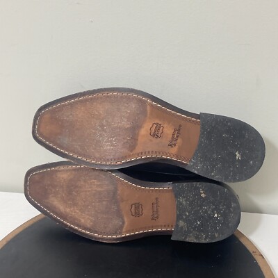 Johnston Murphy Shoes‎ Men 10.5 Henrick Plain Toe Black Full Grain Derby Johnston Murphy Shoes Men 10.5 Henrick Plain Toe Black Full  main image 4