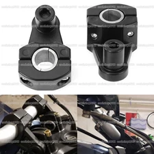 7/8" 1-1/8" Motorcycle Handlebar Risers 22MM 28MM Handle Bar Mount Clamps Riser