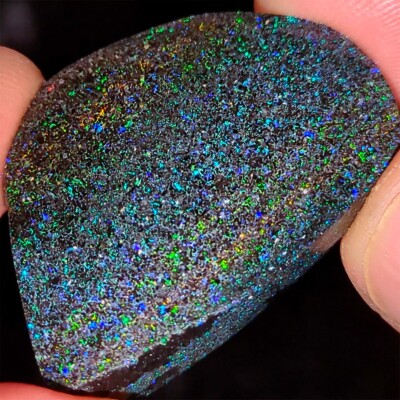 52ct Rough Fairy Matrix Opal Slice from Winton Queensland (10g, 0.37oz)