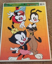 Landoll's Warner Bros Animaniacs 1997 tray puzzle landoll 141/2" X 11 1/2 "