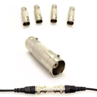 BNC BUCHSE auf BUCHSE KUPPLER ADAPTER FÜR TV CCTV KAMERA KABELSCHREINER STECKER