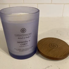 Brand New Chesapeake Bay Candle Serenity Calm Lavender Thyme Soy Wax