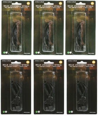 ANGLO ARMS 3x Deluxe Armbrust Pistole Ersatz Saite Bogen für 50lb & 80lb mit Endkappen