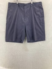 PGA Tour Shorts Mens 36 Check Chino Flat Front Casual Golf