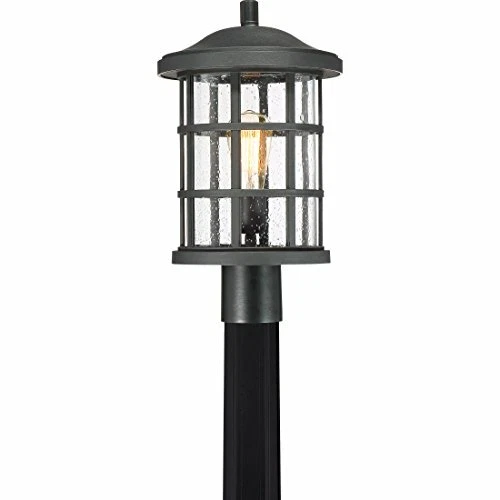 Quoizel One Light Outdoor Post Lantern CSE9010EK, Large, Earth Black - Picture 6 of 9
