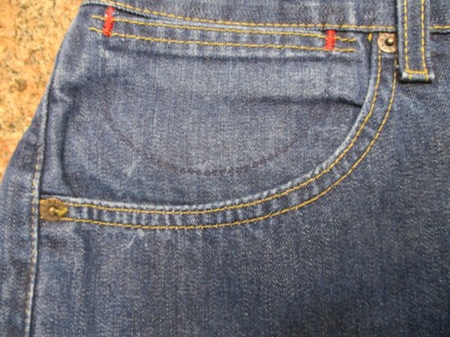 Levis Lot 53 Heritage vintage blue mid weight denim straight leg jeans 38 30 - Picture 7 of 11