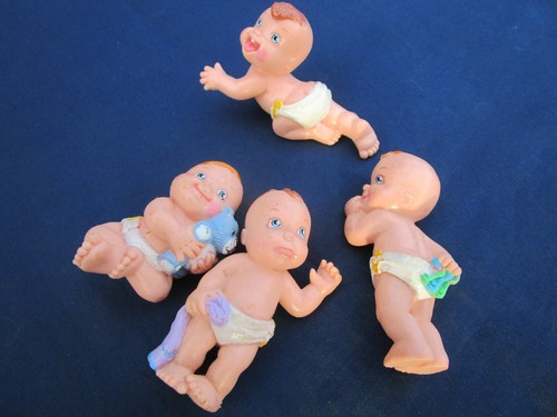 Figurines Miniatures Babies Tour Du Monde Vintage Années 90 - Collection LGT China - Occasion - PVC