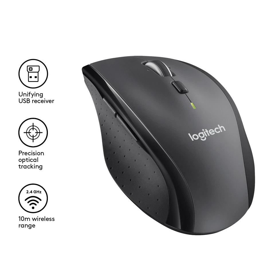 Logitech Marathon M705 optisch wireless black - Bild 2 von 4
