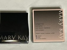 New Empty Mary Kay Refillable Magnetic Mirrored Compact Mini 040752