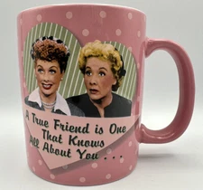 I Love Lucy Coffee Mug CBS Broadcasting 4.5 Inches Tall (Excellent Condition)