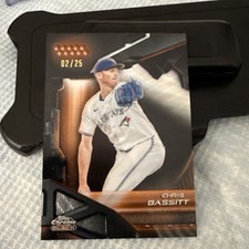 2026 Topps Chrome Black Baseball Orange Wave Refractor #2/25 Chris Bassitt (TOR)