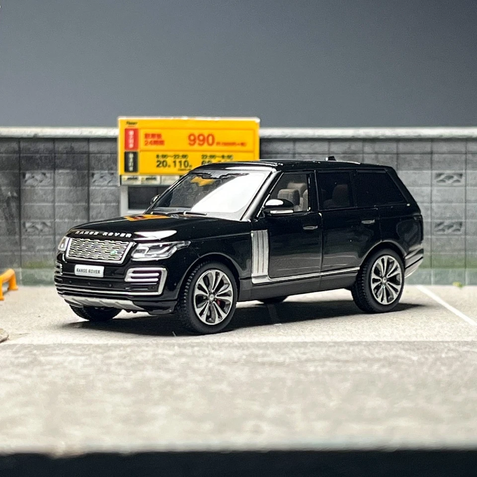 Masdi 1:64 2020 Black Range Rover SUV ORV Sports Model Diecast Metal Car - Image 3 of 4