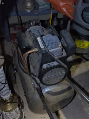 #ad Campbell Hausfeld Air Compressor Tank Gray $180.00