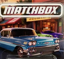 2025 Matchbox Local Cruisers #1 1958 Chevrolet® Impala SILVER BLUE | FSC