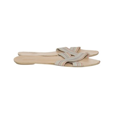 Springfield, Pantoletten, Größe: 37, Beige/Mehrfarbig, Damen #mox