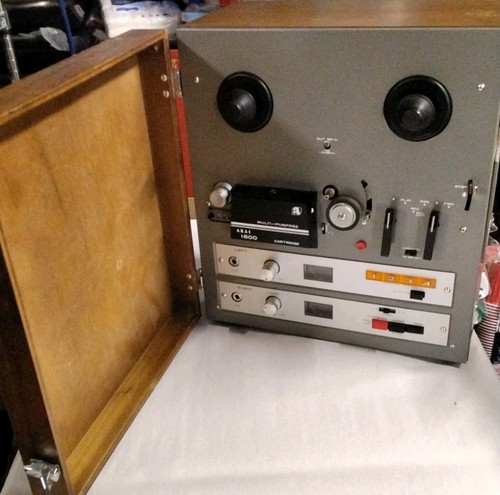Vintage Akai 1800 Reel-to-Reel & Cartridge Tape Recorder Original Box
