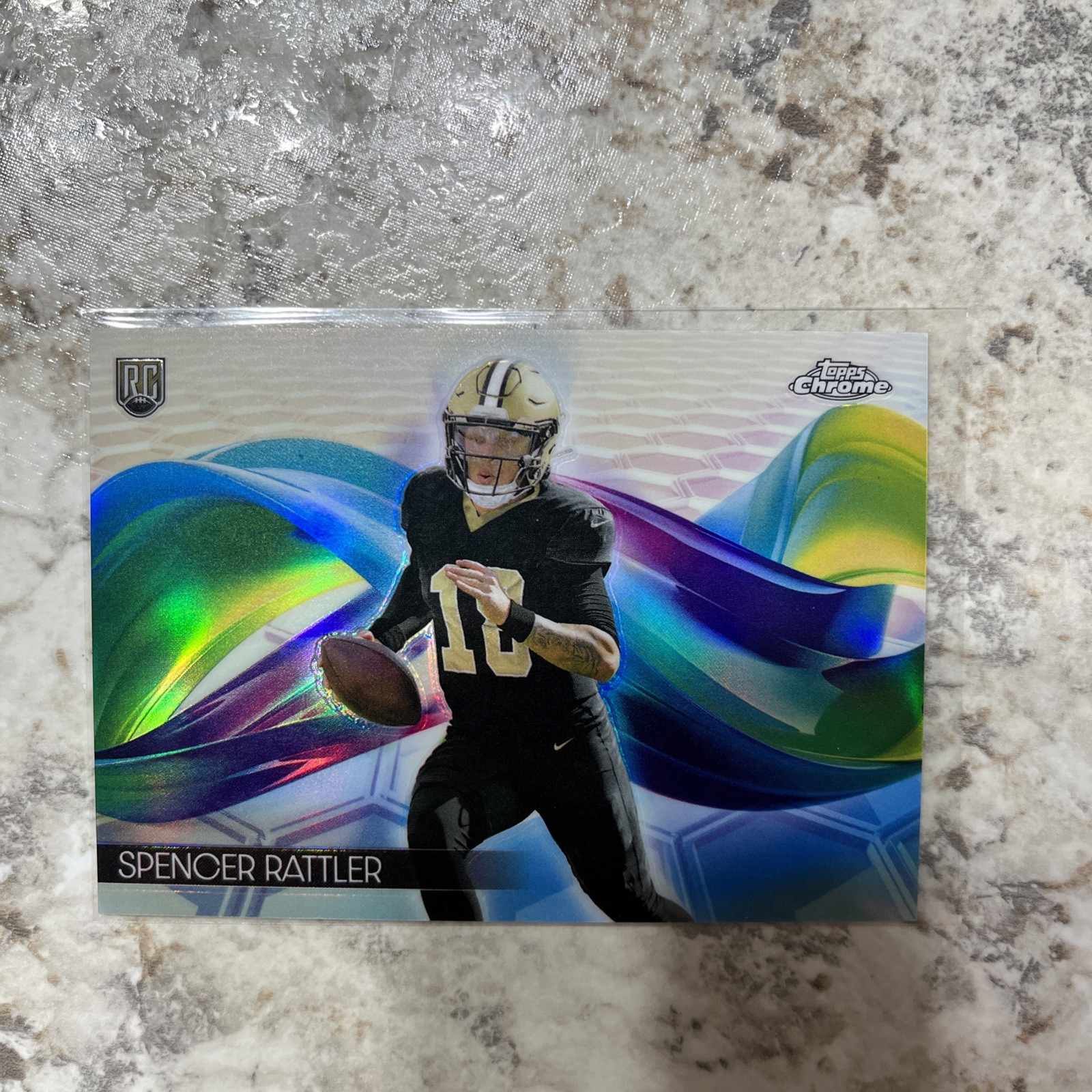 2024 Topps Chrome Spencer Rattler Helix Case Hit H-14
