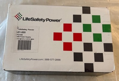 LIFESAFETY POWER A01-005 FP0150 150W POWER SUPPLY 12VDC New