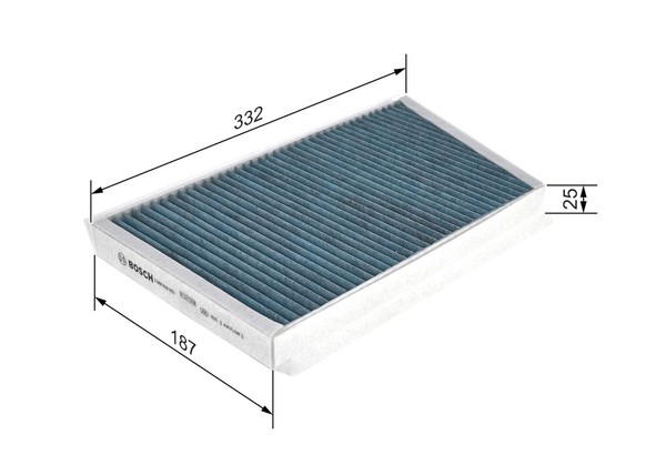 Bosch Innenraumfilter Filter+ 0 986 628 503 Aktivkohlefilter FüR Mercedes W203-image