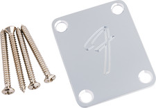 NEW - Fender 70 Vintage Strat "F" Neckplate - CHROME, 099-1448-100
