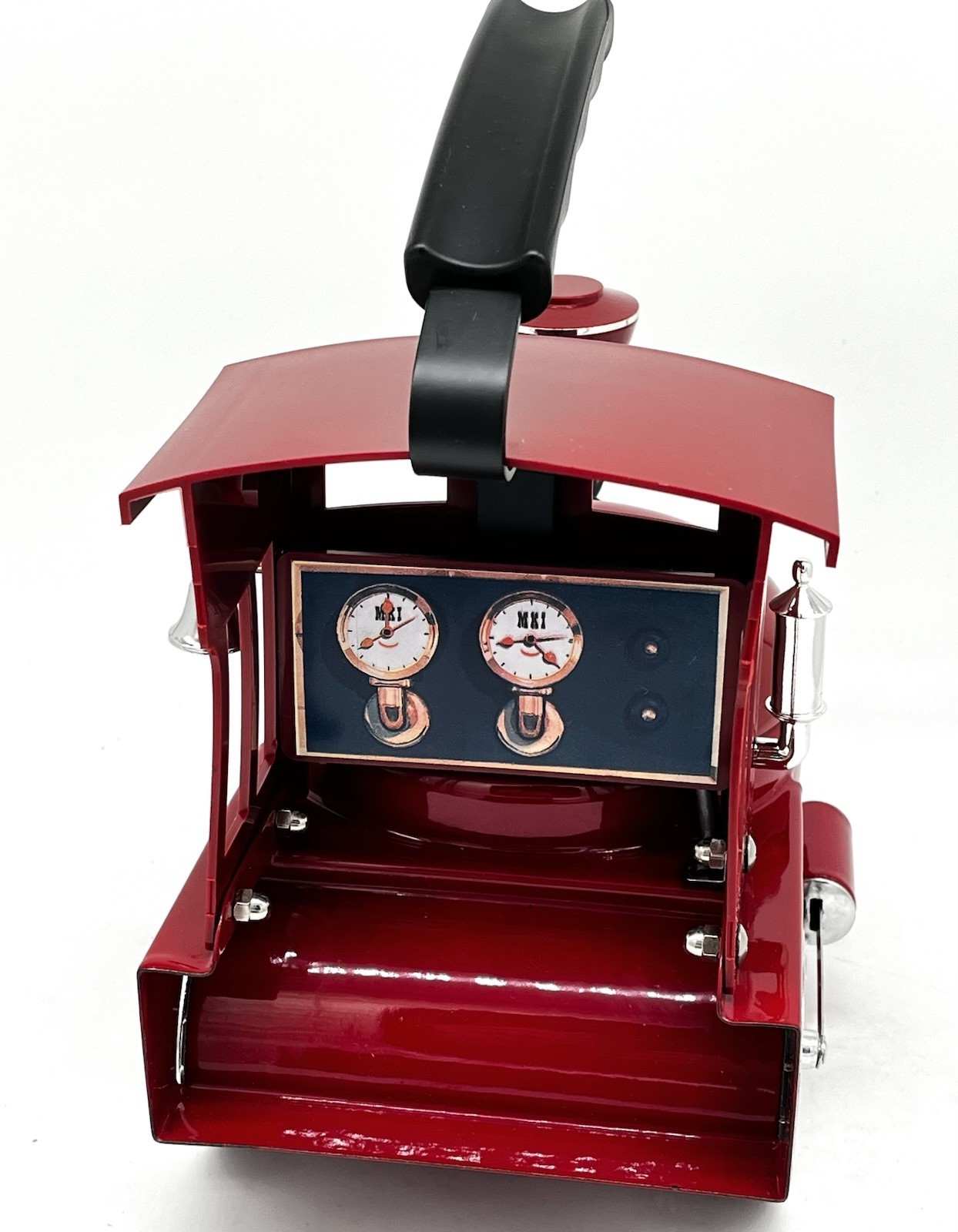 MKI Kamenstein Tea Kettle Pot World of Motion Steam Engine Train 613 Red