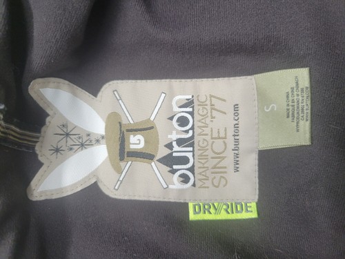 Burton Dryride Snowboard Ski Insulated Womens Hooded Full Zip Coat Jacket Medium - Picture 6 of 17