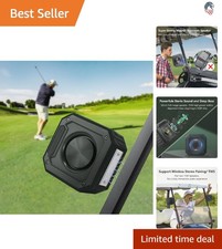 Magnetic Bluetooth Golf Cart Speaker Waterproof Portable Loud Bass Rich Sound
