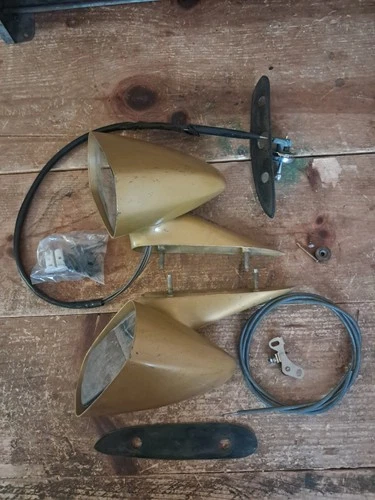 1972 73 74 75 76 FORD Torino Ranchero OEM Bullet Sport Racing Mirrors D20B Set