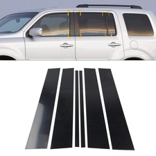 6pcs Pillar Post Door Window Cover Trim Kit Fit Honda Pilot Ridgeline 2009-2015 6pcs Pillar Post Door Window Cover Trim Kit Fit Honda Pilot Ridgeline 2009-2015