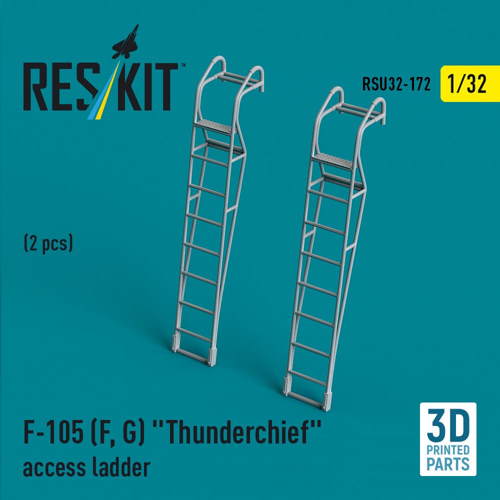 ResKit RSU32-0172 1:32 F-105 (F, G) Thunderchief Access Ladders 2 Pcs