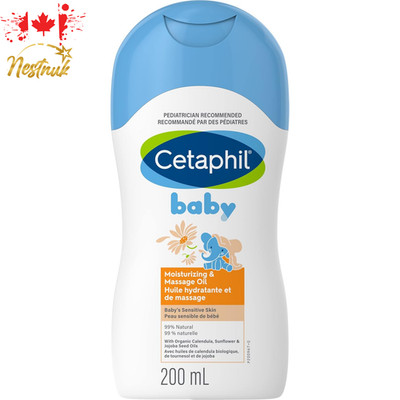 Cetaphil Baby Moisturizing & Massage Oil with Organic Calendula   200 mL