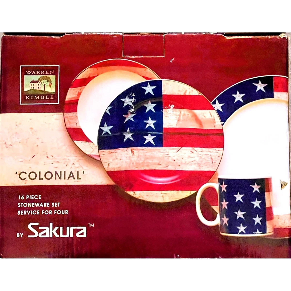 WARREN KIBLE アメリカンフラッグ柄 ケト ルLA購入 warren kimble colonial products for sale | eBay