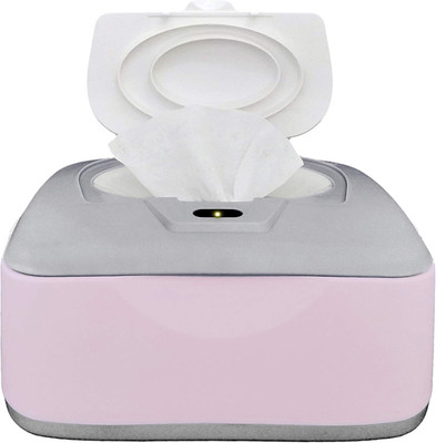 Baby Wet Wipes Warmer & Dispenser, Holder and Case - Purple, Playful/Cute, with