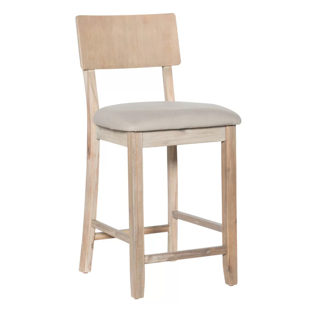 Барный стул Jordan высотой 24 см Светло-серый - Линон