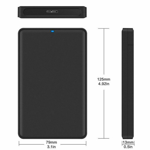 7+15 SATA Micro USB3.0 to 2.5 Inch Hard Disk Box External Enclosure HDD i - Photo 4/9