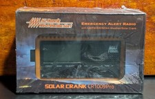 All Hazards NOAA Weather Alert Solar Crank CR1009 Pro Emergency Alert Radio NEW