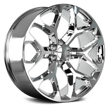 Strada Oe Replica Snowflake Replica Wheels 22x9 24 6x139.7 Rims Set Of 4 Strada Oe Replica Snowflake Replica Wheels 22x9 24 6x139.7 Rims Set Of 4
