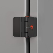 Adhesive Refrigerator Door Lock Child Safety Fridge Freezer Cabinet Lock Black