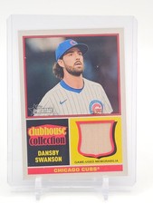 DANSBY SWANSON 2025 TOPPS HERITAGE CLUBHOUSE GAME USED PATCH #CCR-DS Q3813