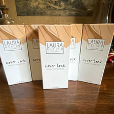 Laura Geller Cover Lock Cream Foundation Sand Full Coverage 1 fl oz