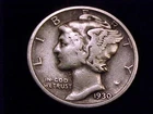1930-S Mercury Dime, Fine Grade