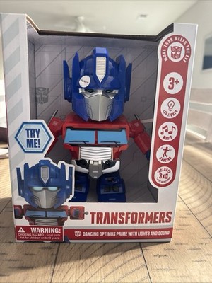 Transformers Dancing Optimus Prime Action Figure With Lights And Sound NEW 3+