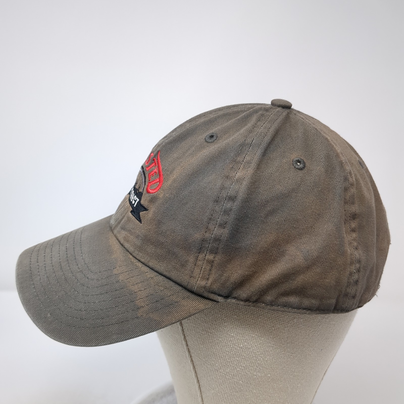Twisted District Slideback Baseball Cap Gray One … - image 3