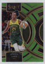 2024 Panini Select WNBA Premier Level Neon Green Prizm 31/75 Jewell Loyd rw6